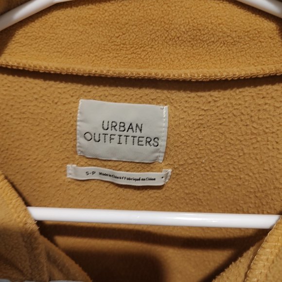 Urban Outfitters: Dark Yellow, Button Up Sweatshirt - Picture 2 of 2